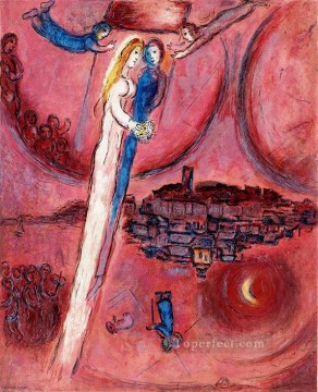Religious Painting - Le Cantique des Cantiques color lithograph MC Jewish